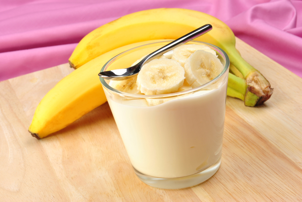 Banana whip cream