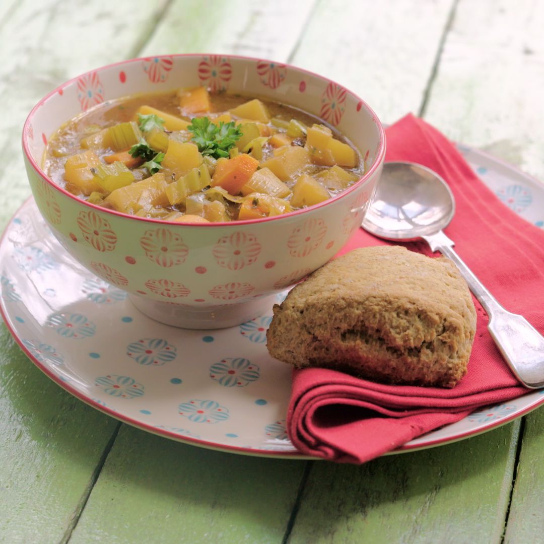 Homemade vegetable soup