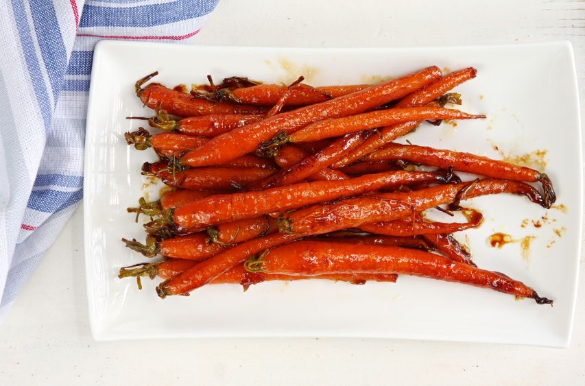 Honey glazed carrots