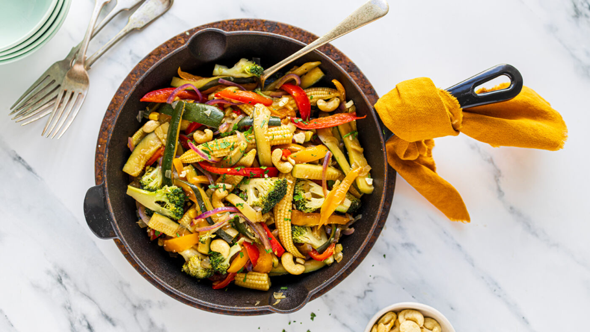 Stir-fry vegetables