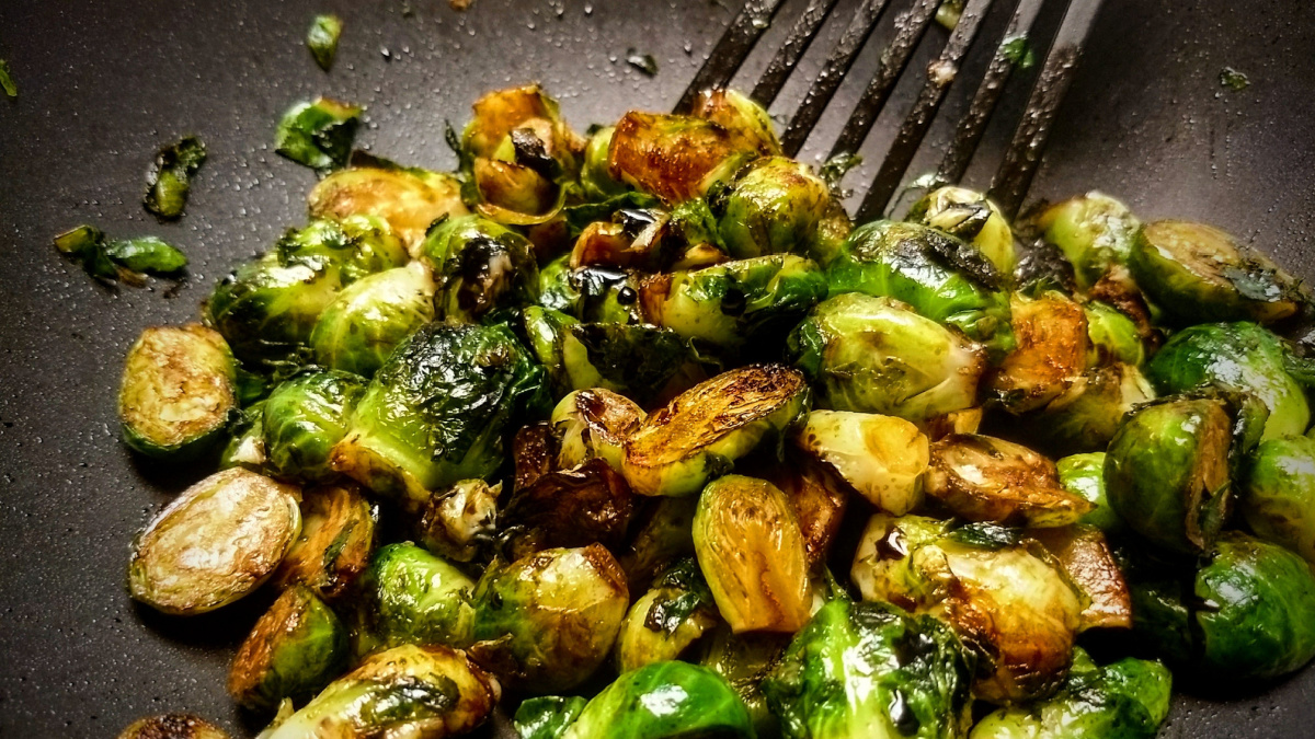  Brussels Sprouts with Honey and Mustard