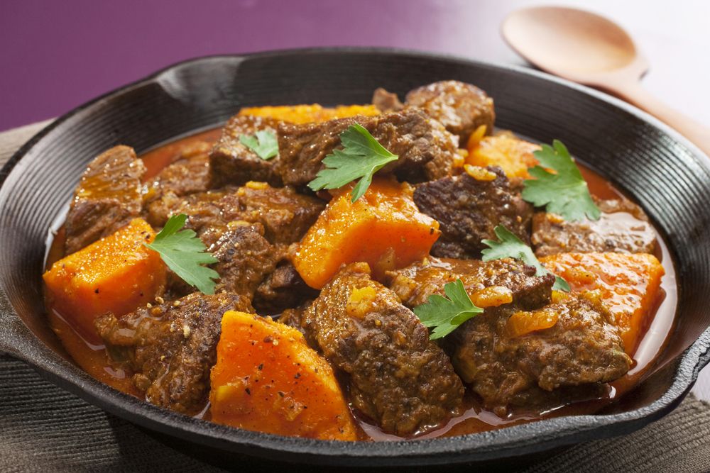 Mexican beef and sweet potato stew