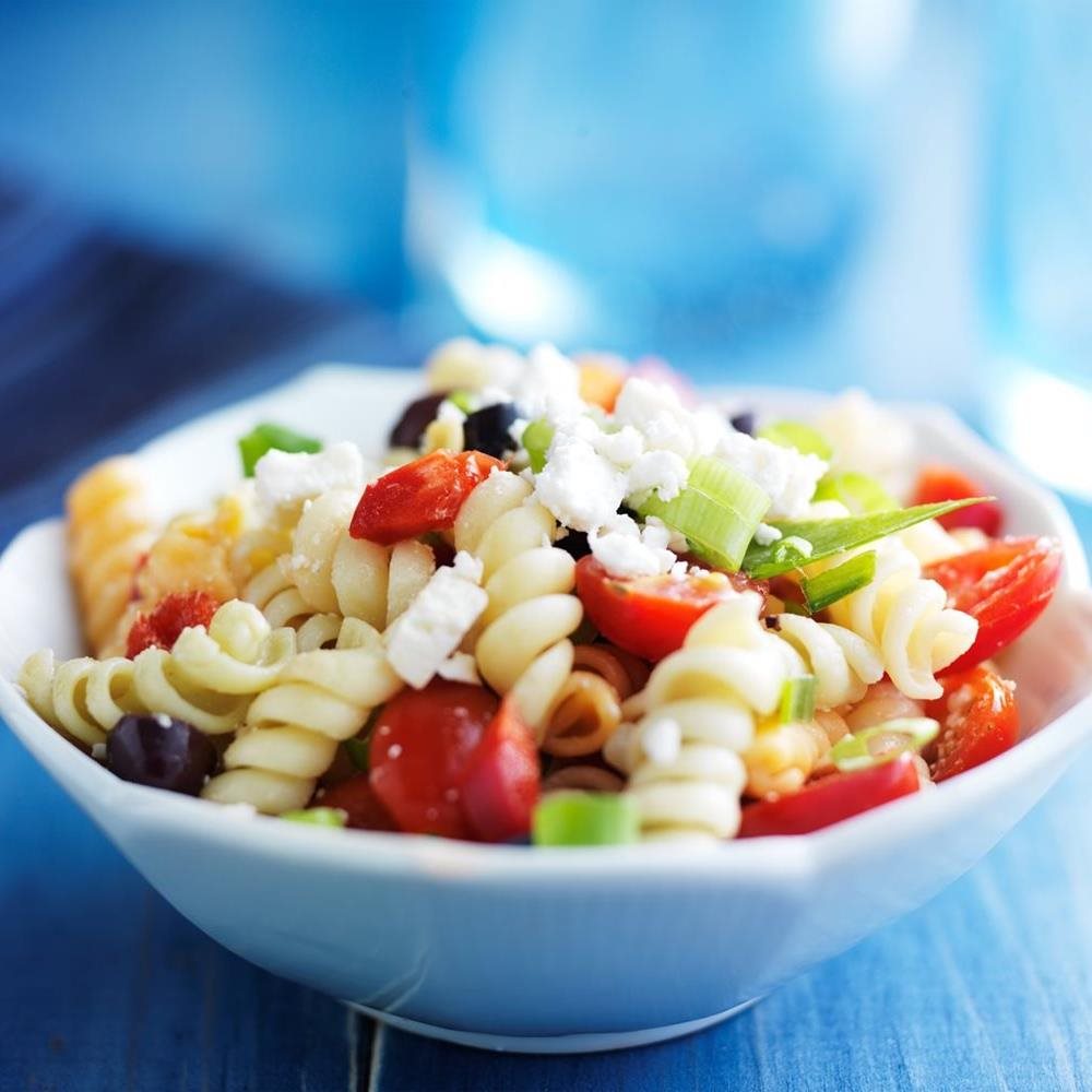 Greek pasta salad