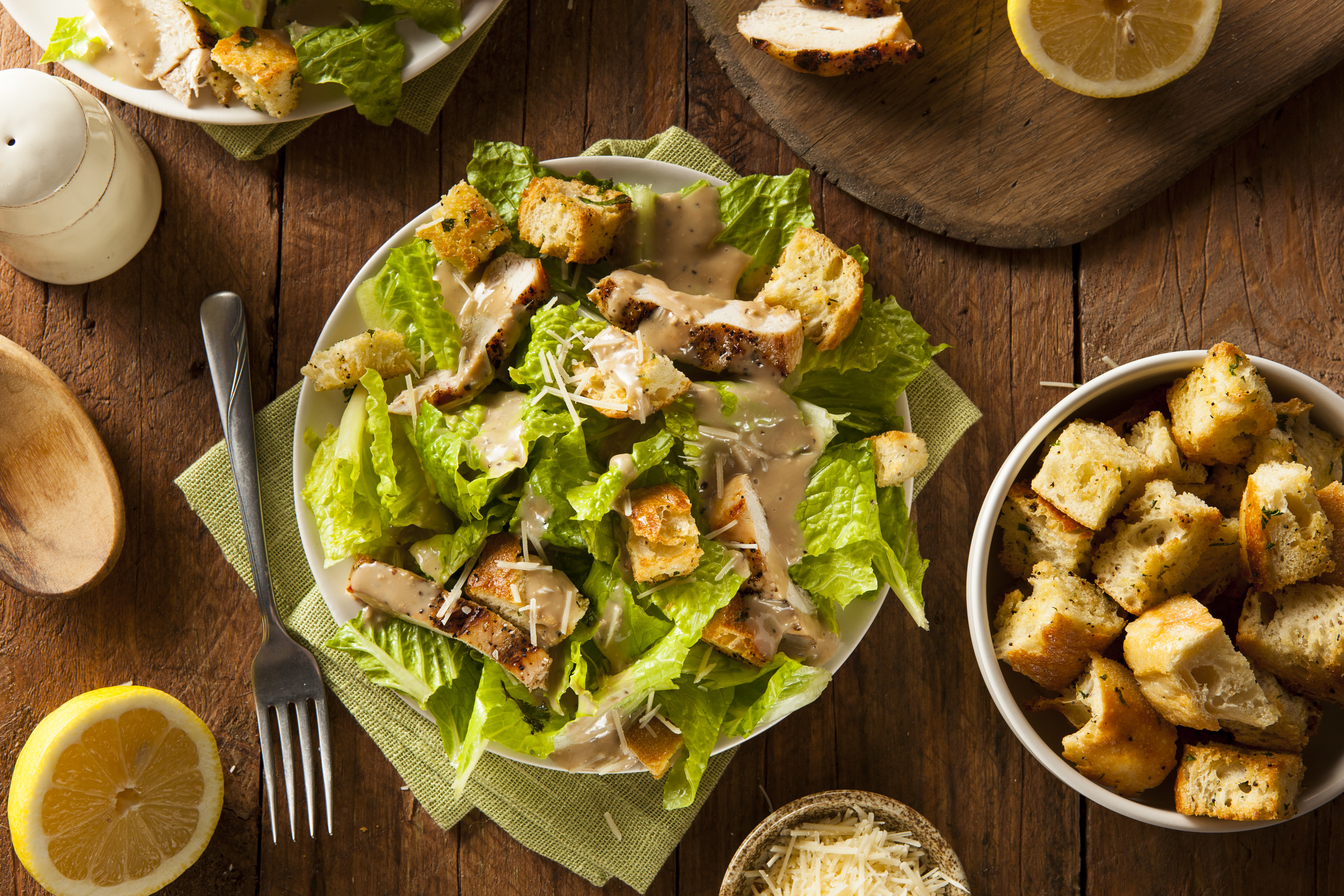 Chicken Caesar salad