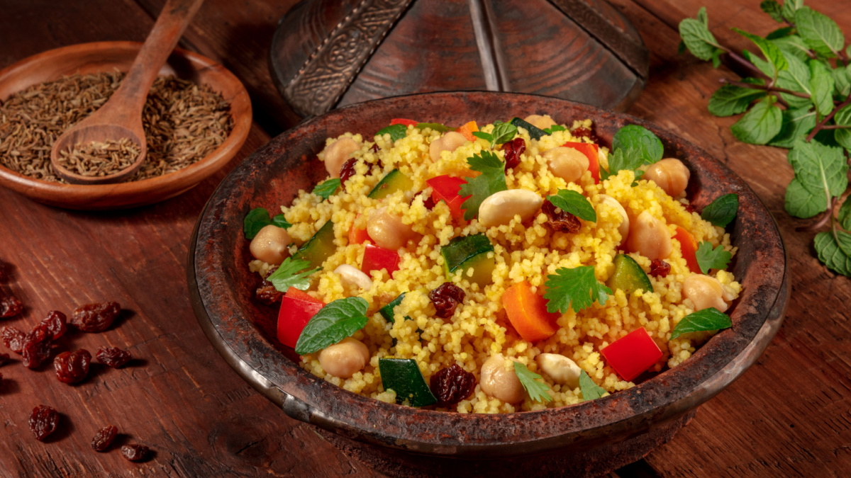 Nutty Veggie Couscous