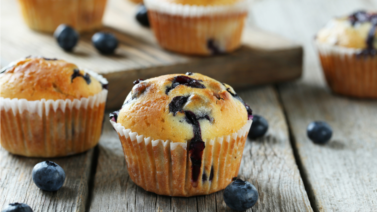 Quick and easy blueberry muffins