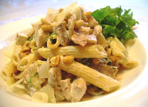 Neven Maguire's turkey, rocket and pine nut pasta