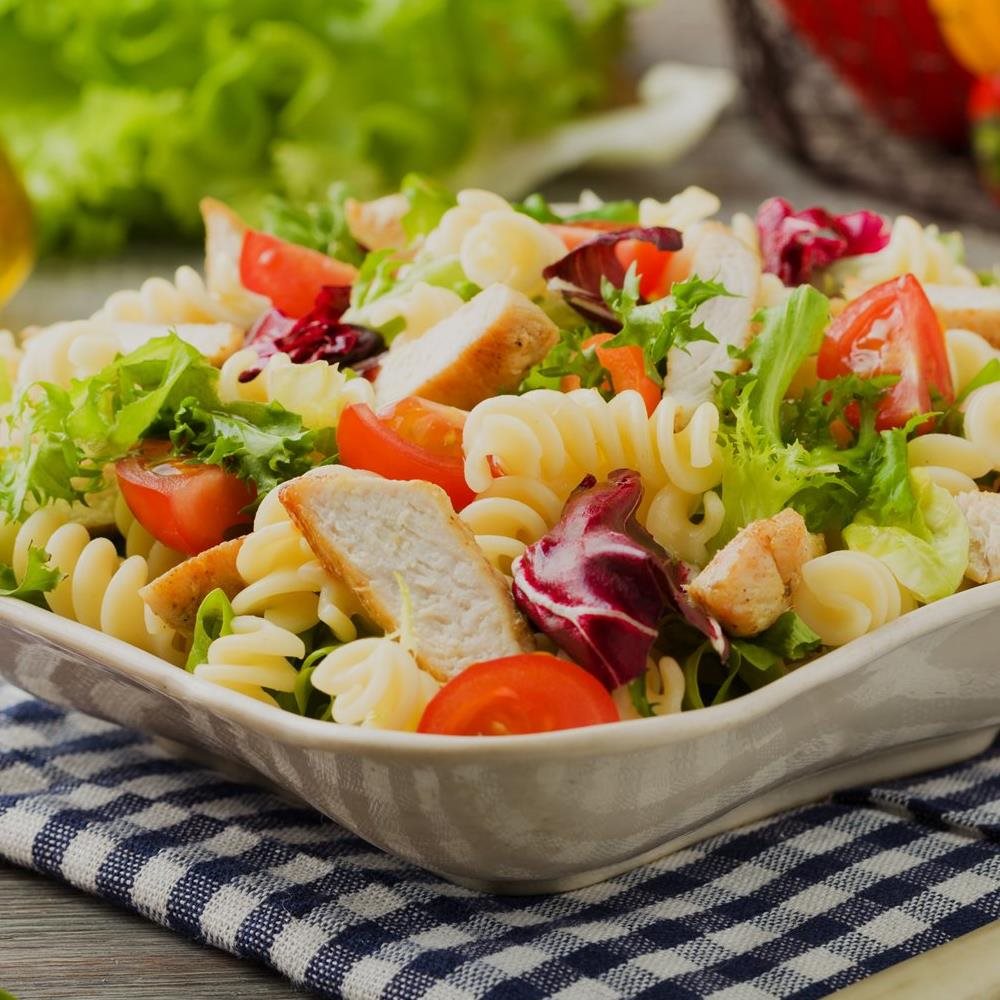 Chicken and pasta salad