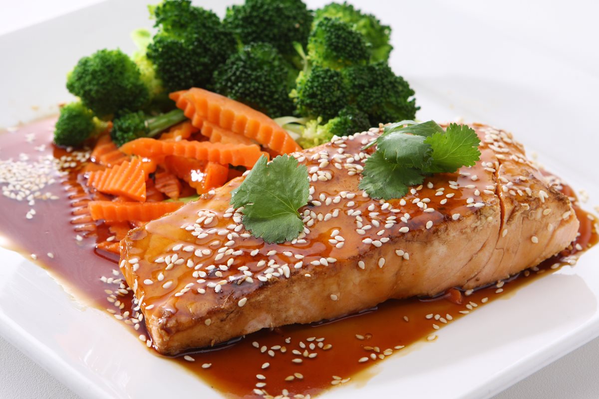 Teriyaki salmon