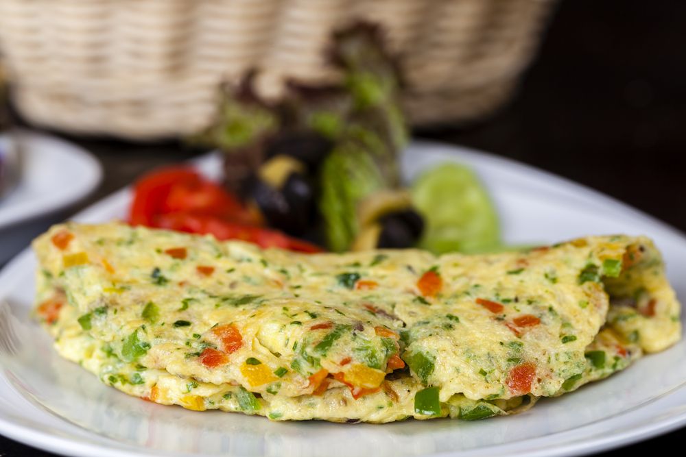 how vegetables omelet