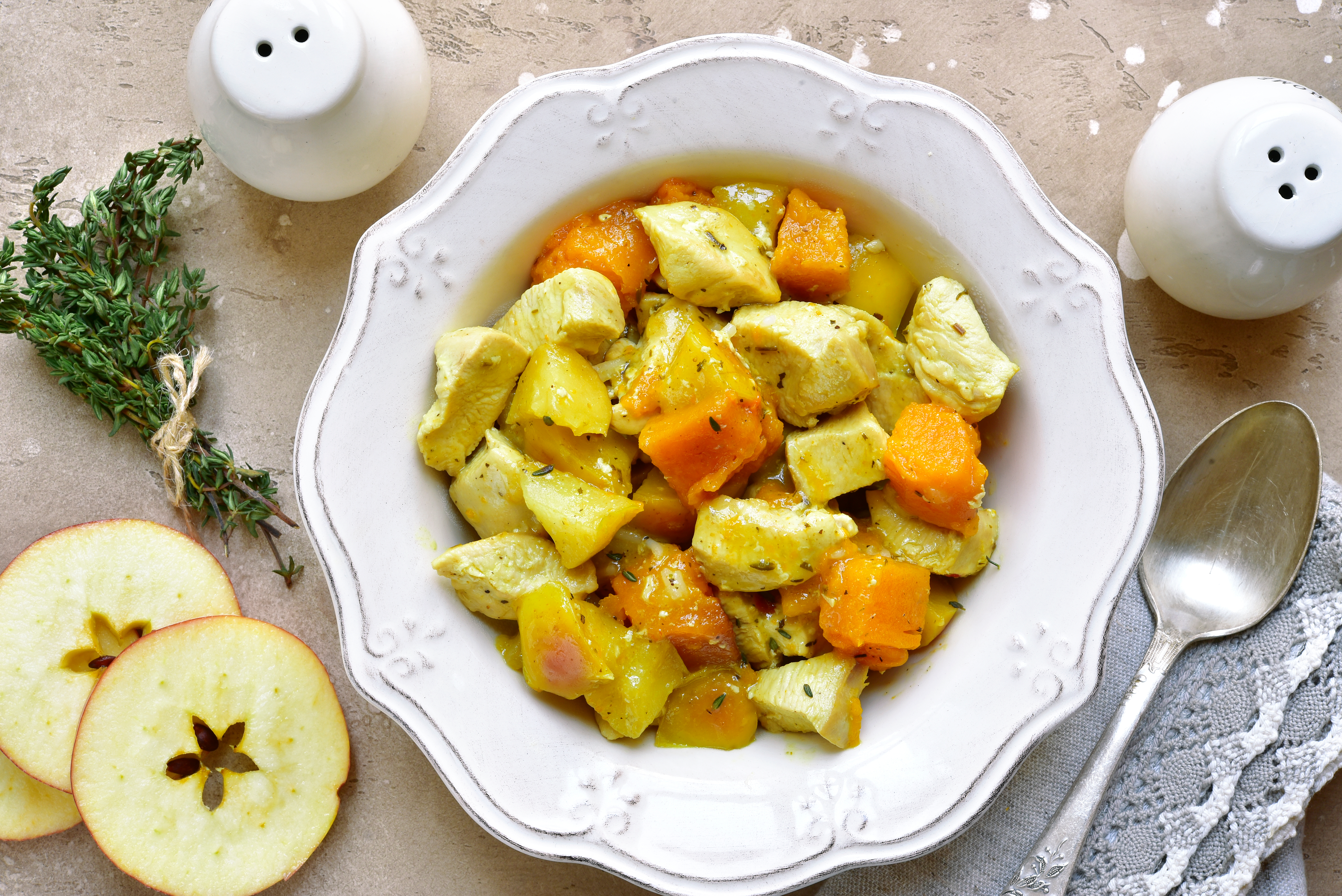 Turkey and butternut squash curry