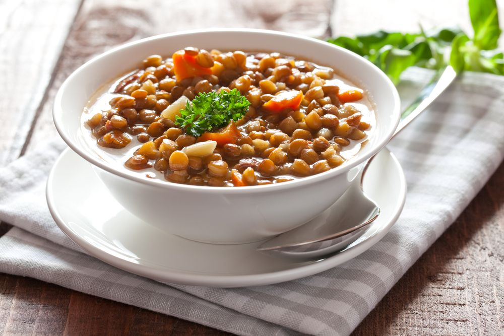 Lentil and vegetable stew