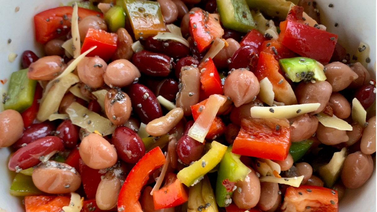 Mixed bean salad